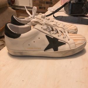 Golden goose tennis shoes